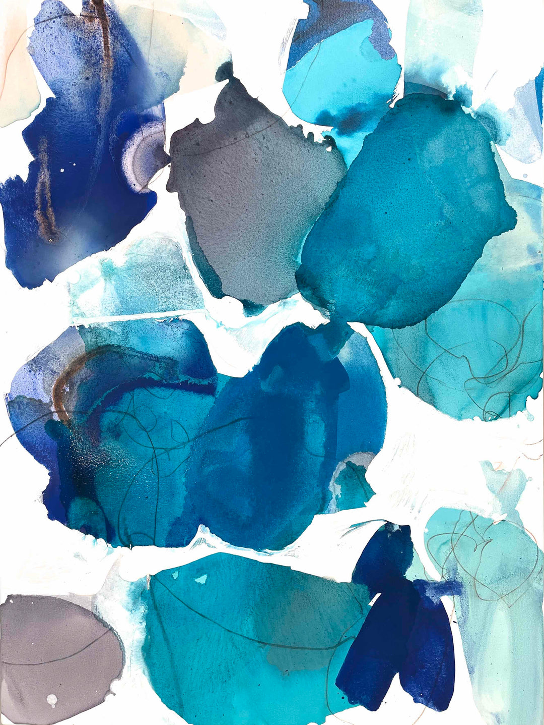 Blue Beach Glass 1
