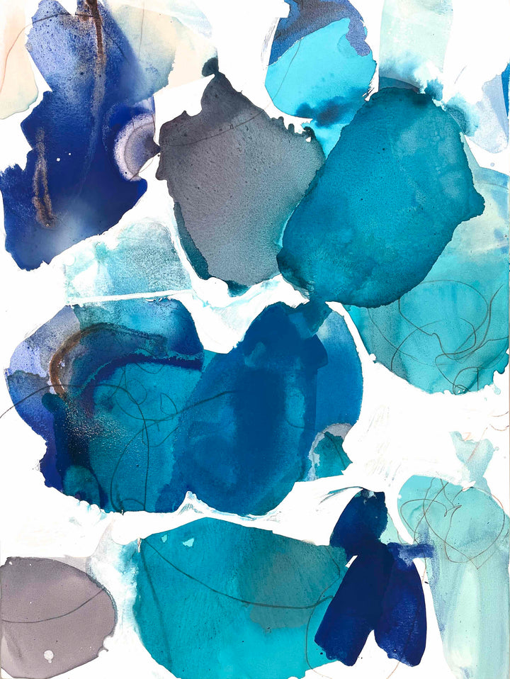 Blue Beach Glass 1