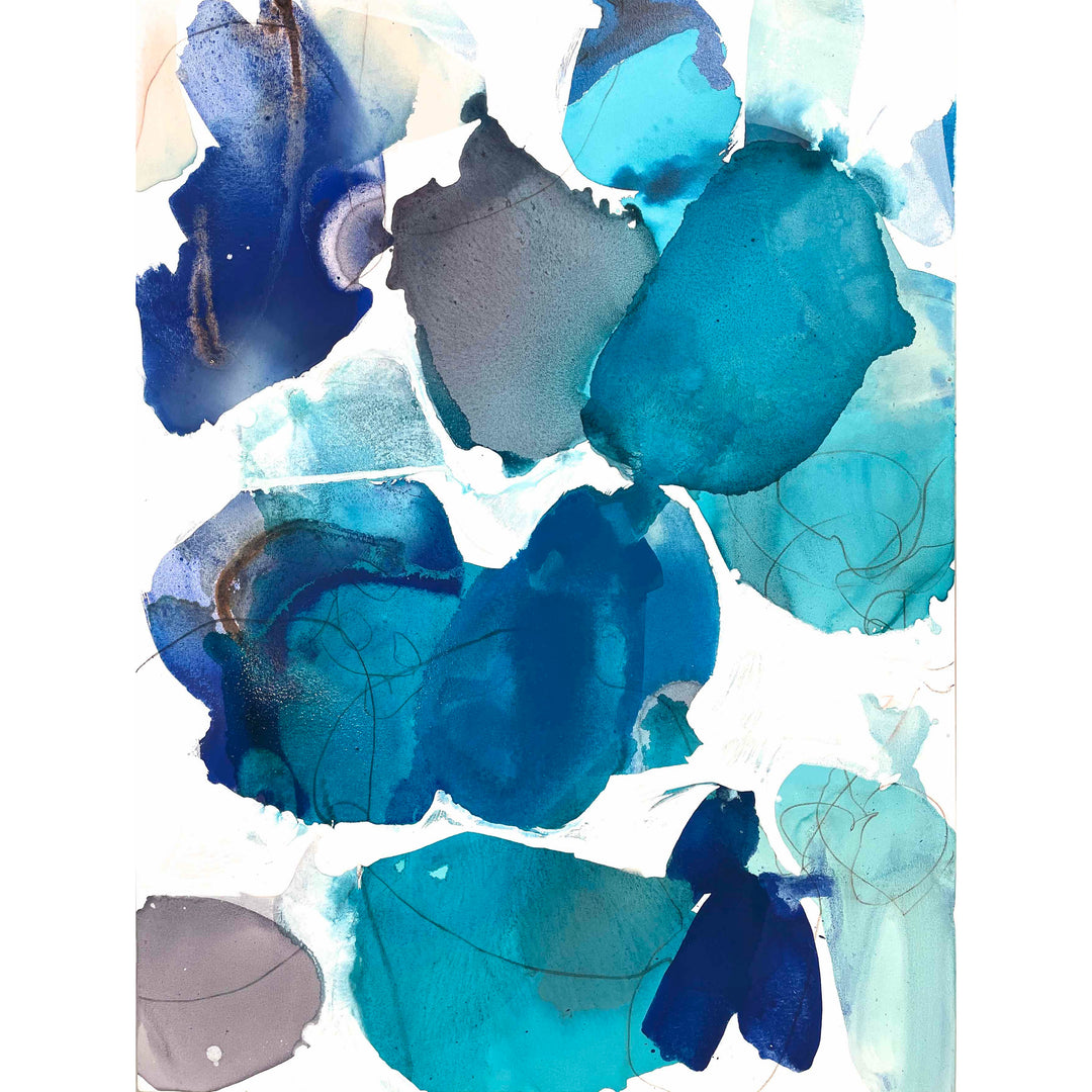 Blue Beach Glass 1
