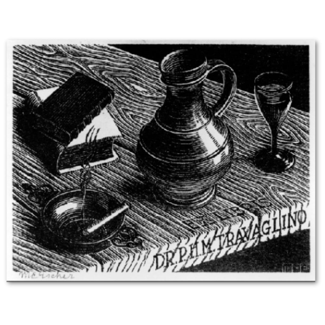 Bookplate Dr. P. H. M. Travaglino 