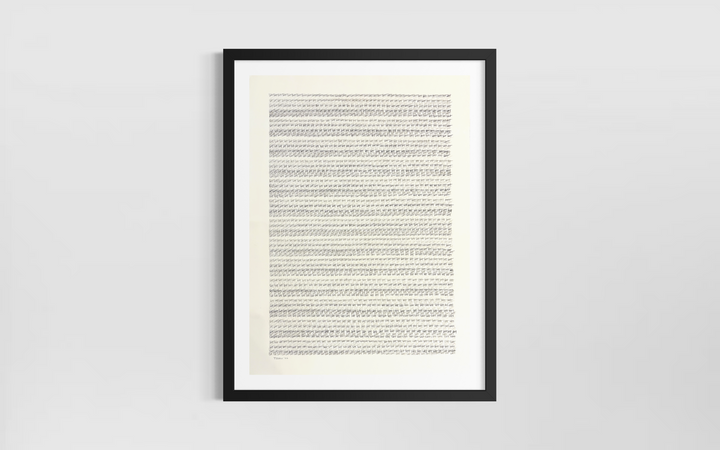 hatch mark showing time spent in prison minimal grey black and white lines on paper vertical pattern