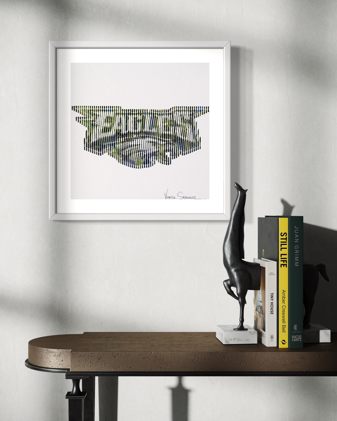 Philadelphia Eagles football logo team green white in vertical lines on white background