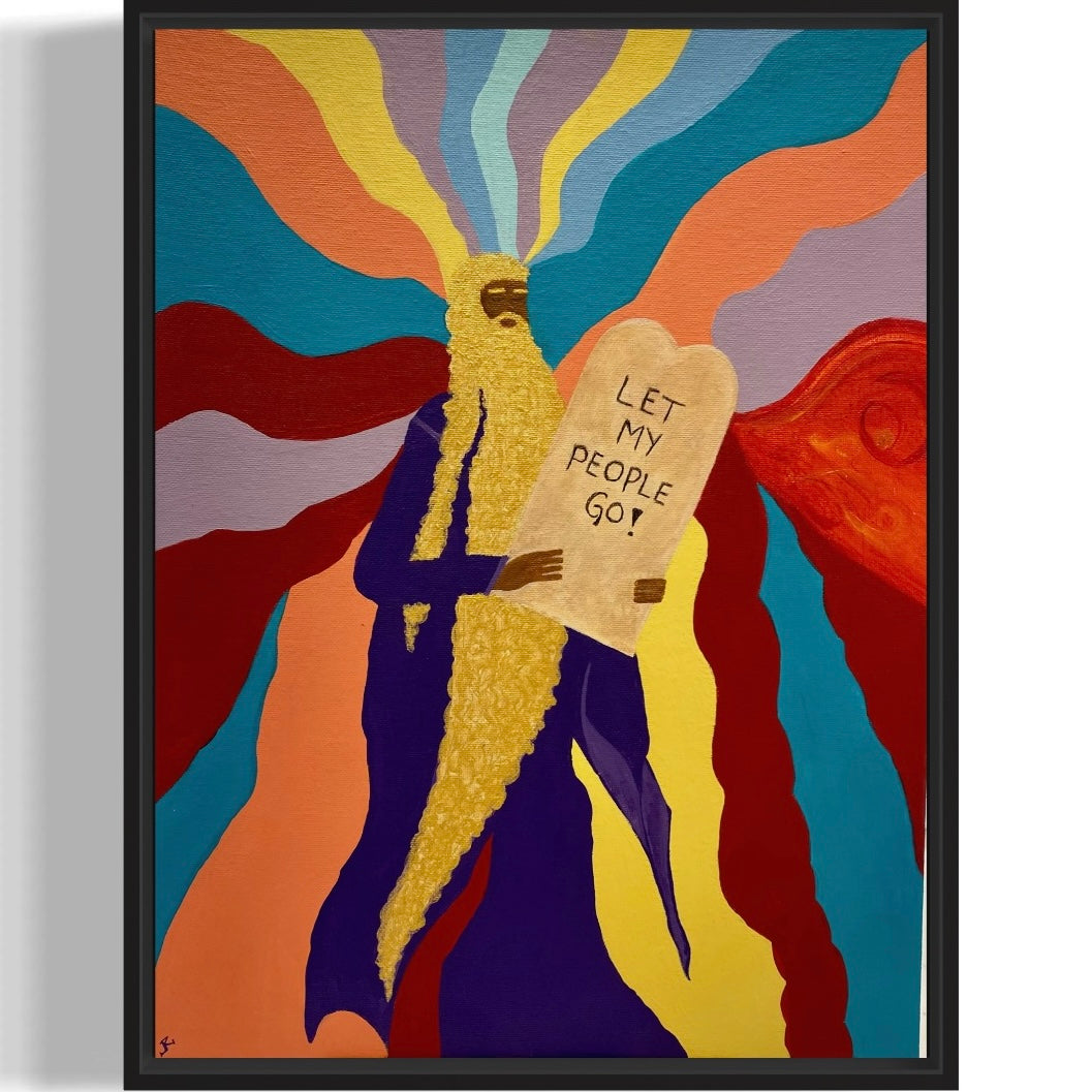 mixed media prison reform colroful