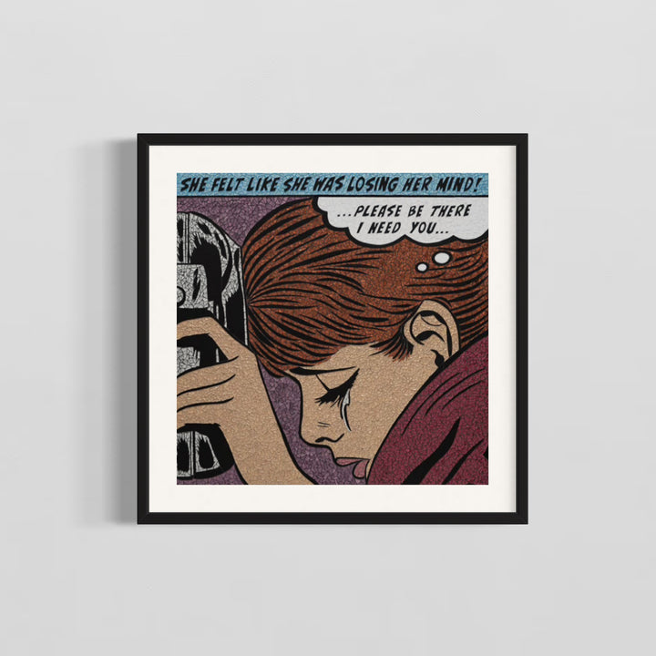 Hang Ups Limited Edition Hand Embellished Print