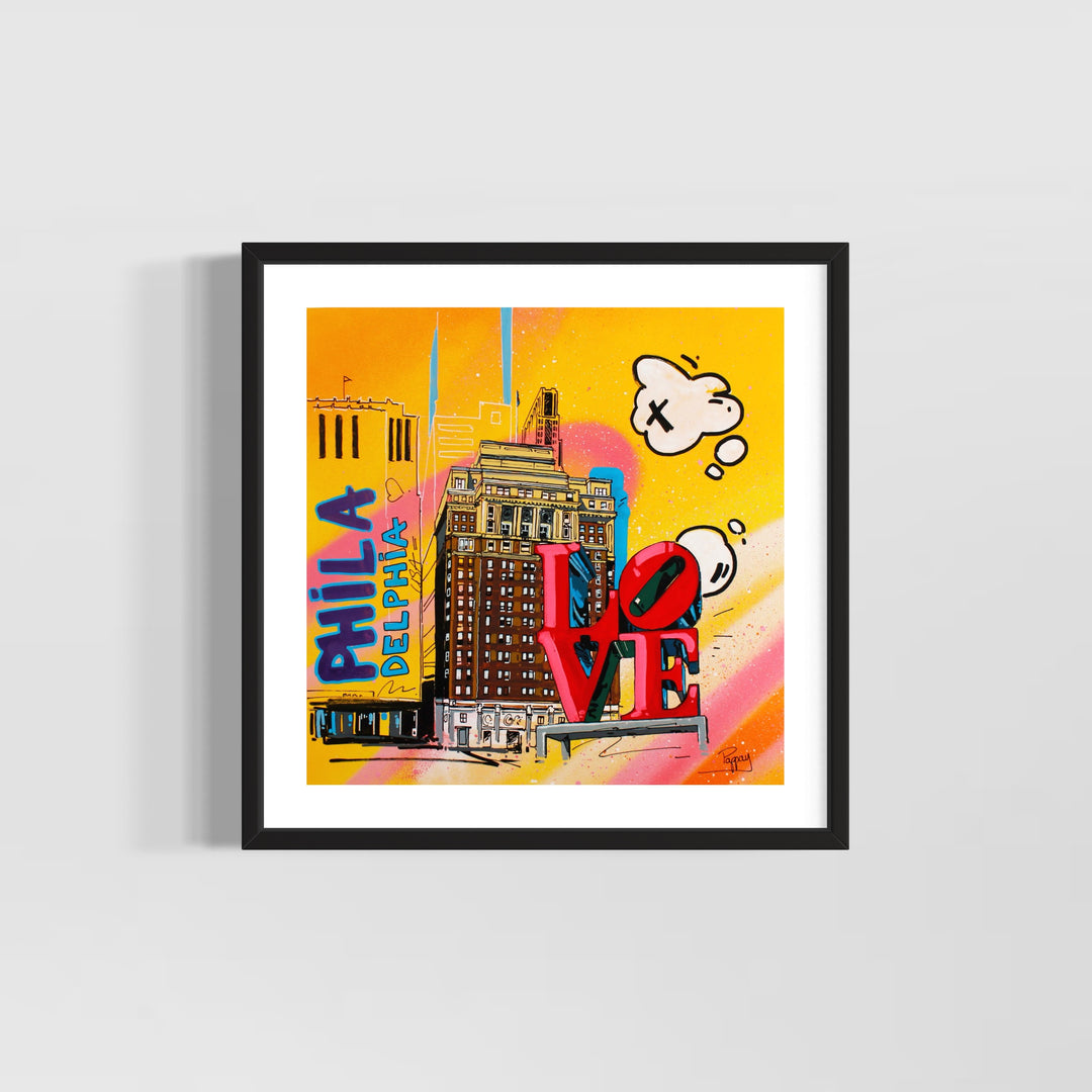 Philadelphia building urban graphic landscape graffiti marker style 