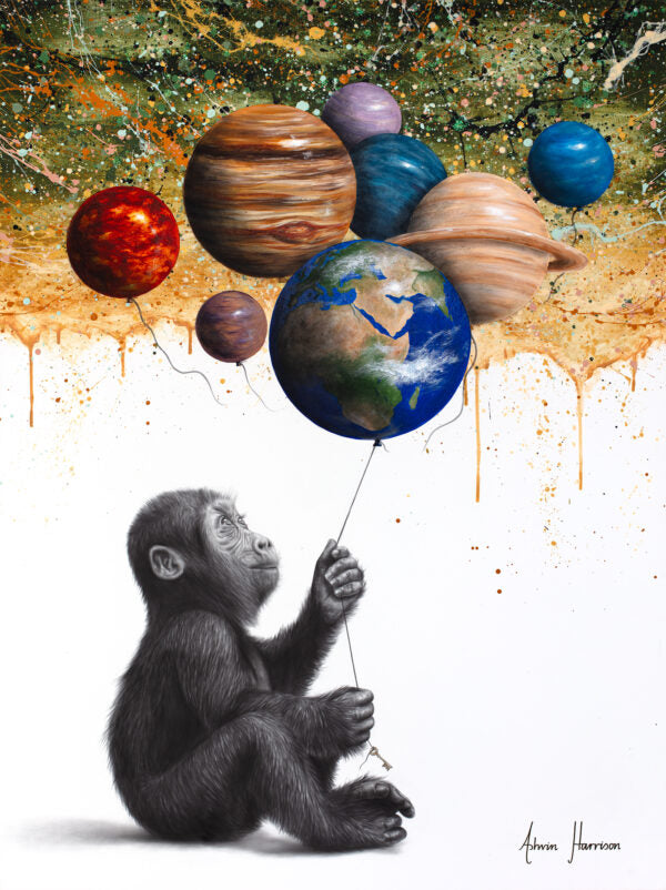 Key to the World Limited Edition Hand Painted Gicleé Print