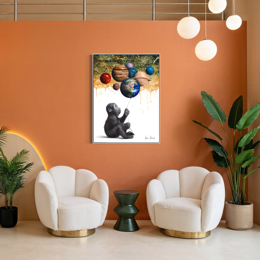 Key to the World Limited Edition Hand Painted Gicleé Print