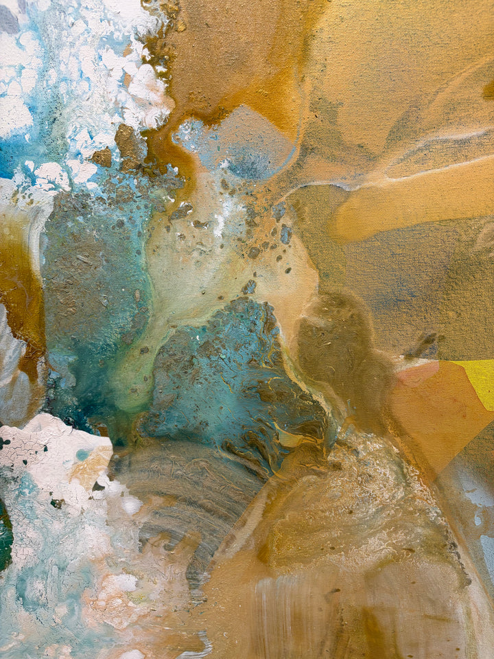 Close-up detail of &