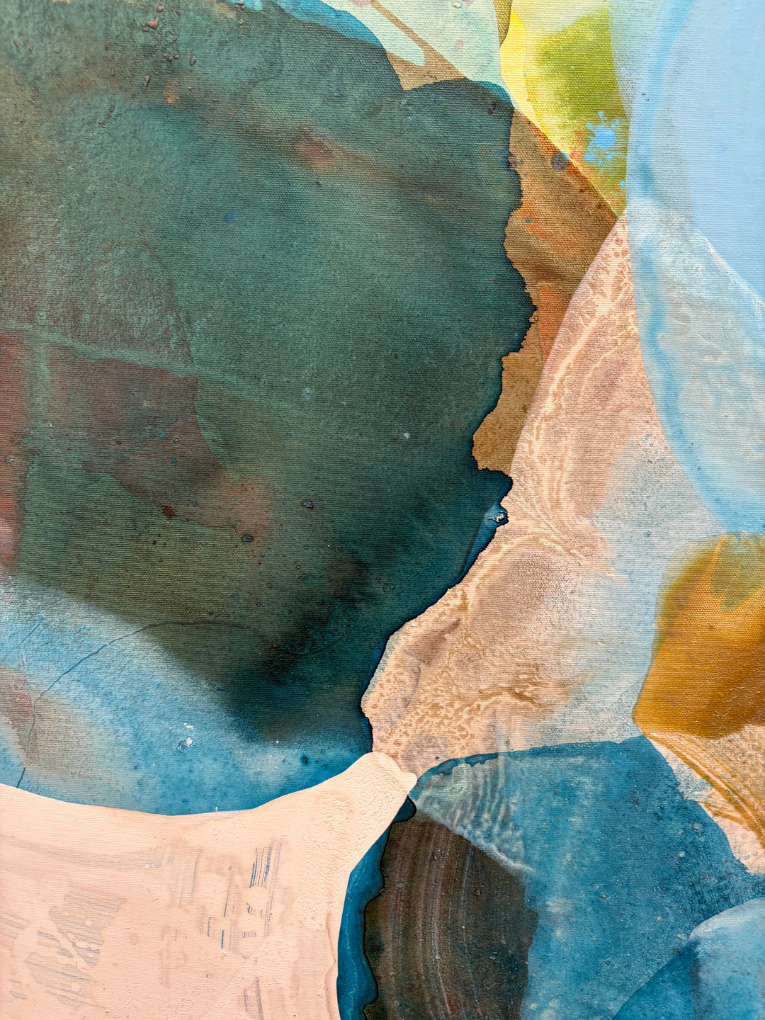 Close-up detail of &