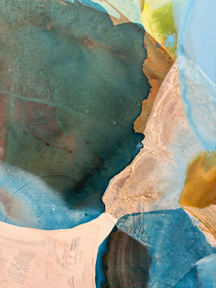 Close-up detail of &