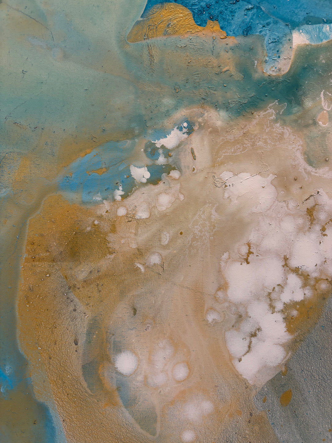 Close-up detail of &
