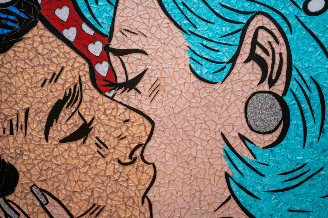 Passionate Blues Limited Edition Hand Embellished Print