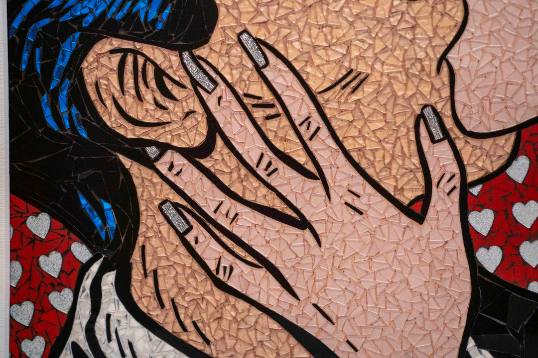 Passionate Blues Limited Edition Hand Embellished Print