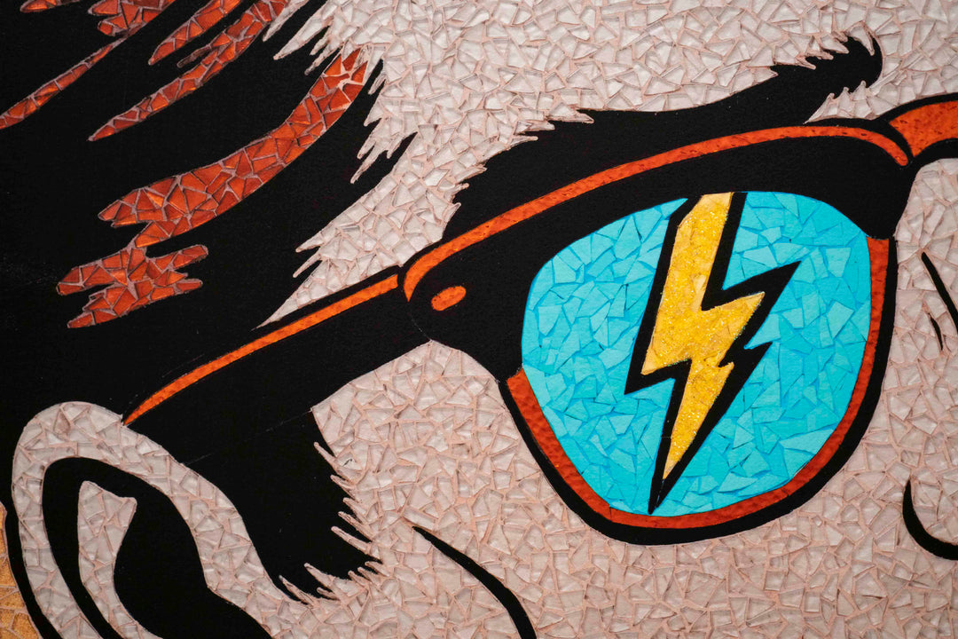 Struck Limited Edition Hand Embellished Print