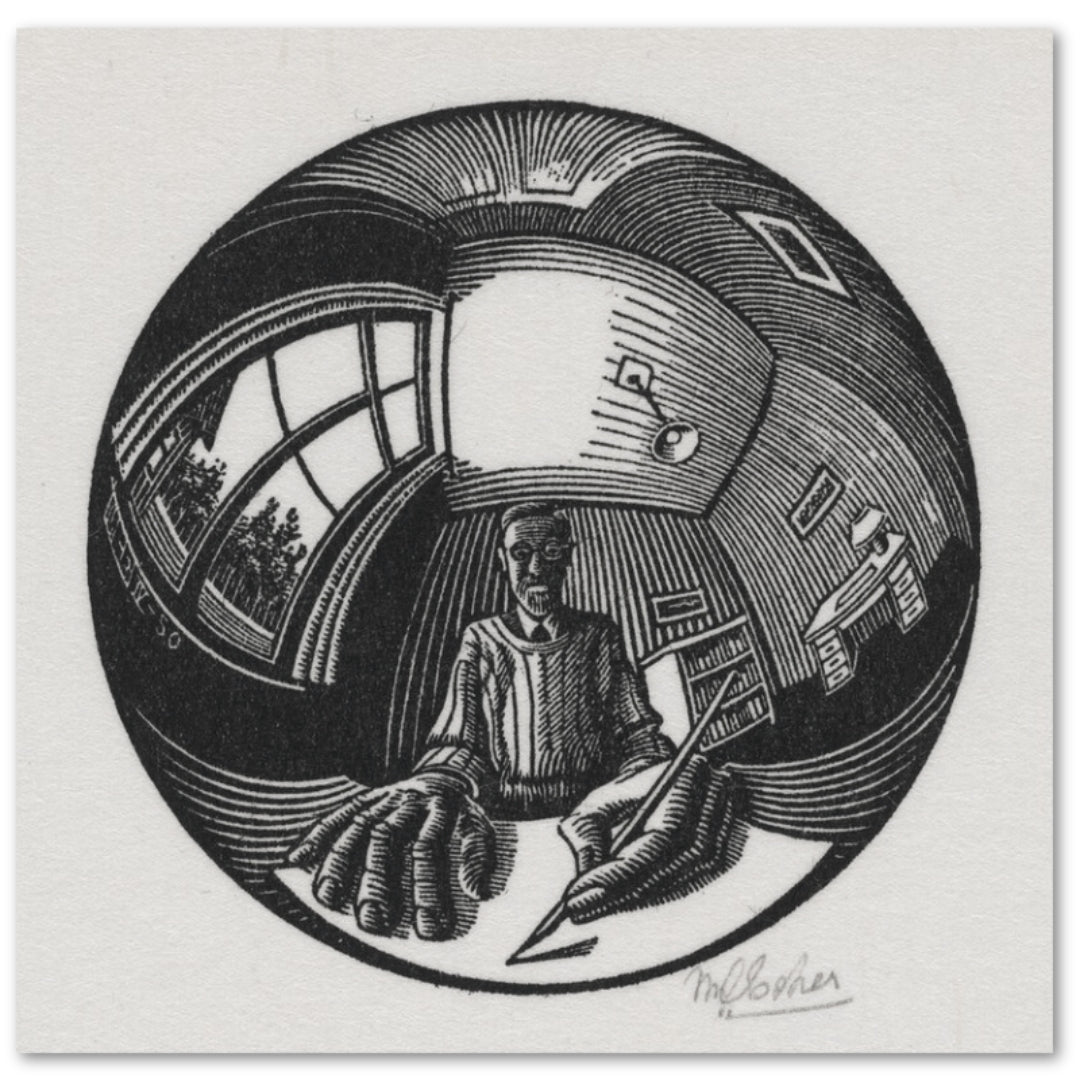 Self Portrait in Spherical Mirror 