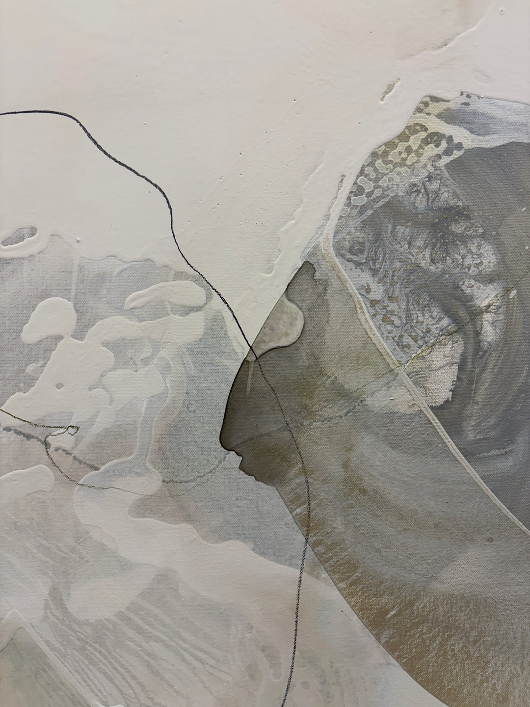 Close-up detail of &