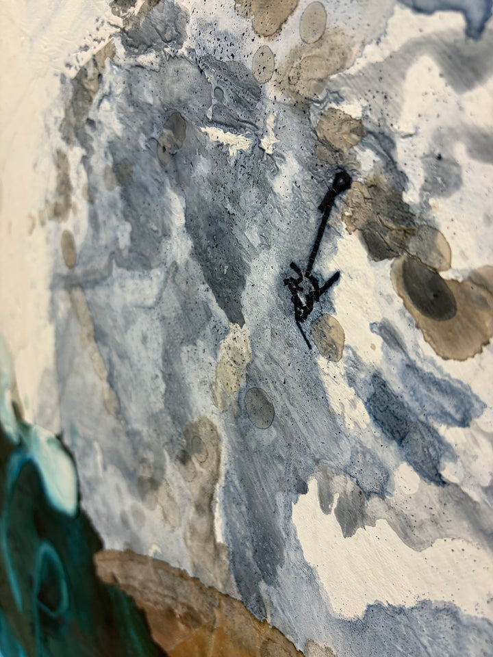 Close-up detail of &