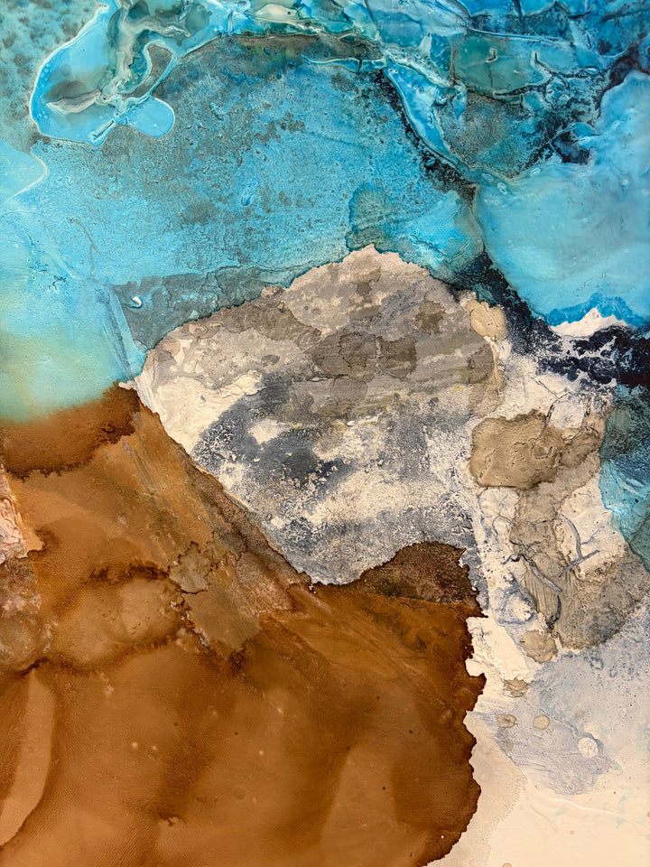 Close-up detail of &