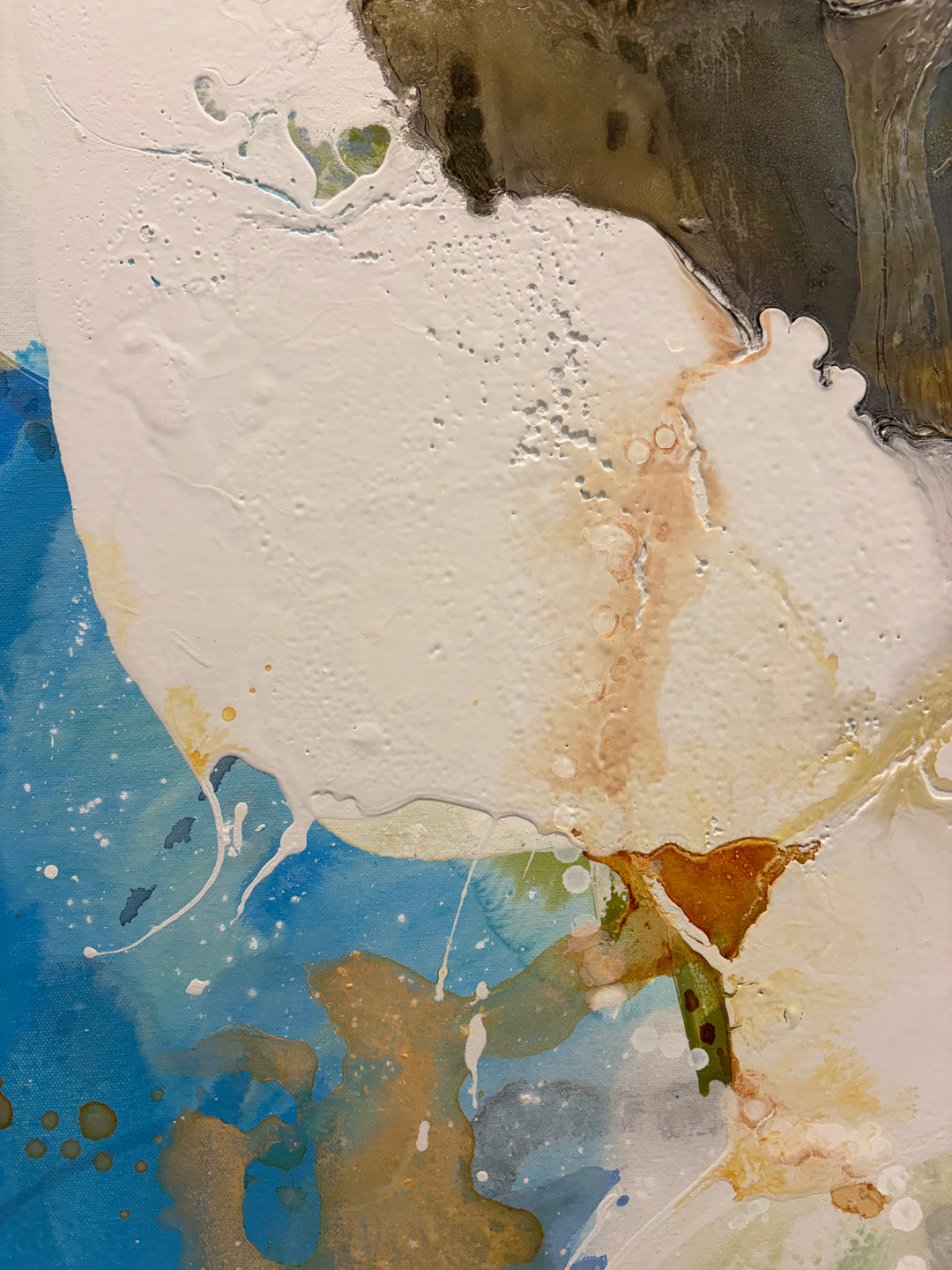 Close-up detail of &