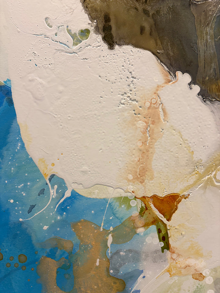 Close-up detail of &
