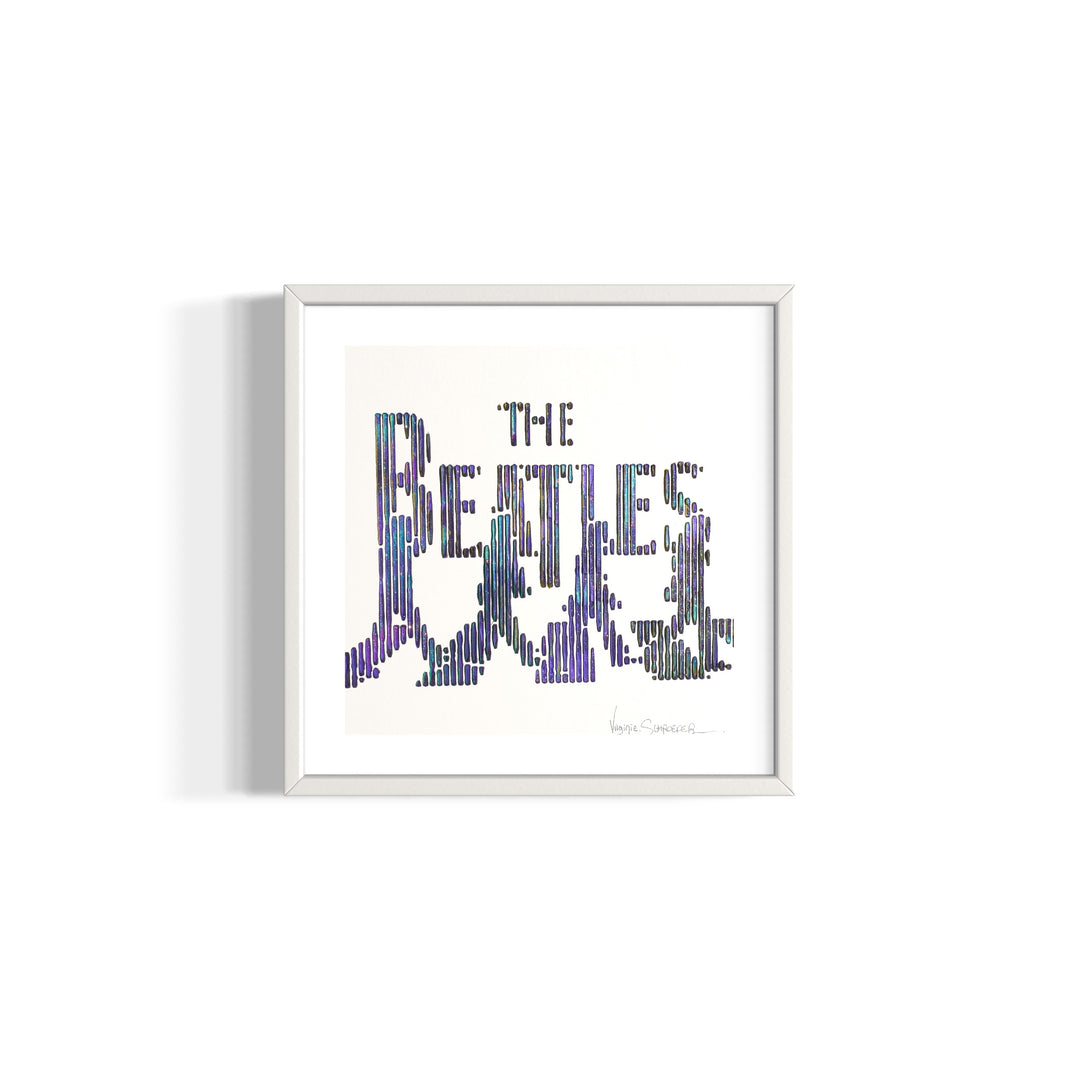 the beatles abbey road walking across street iconic album art in acrylic george john ringo paul